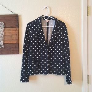 Pixley Large Polka Dot Blazer